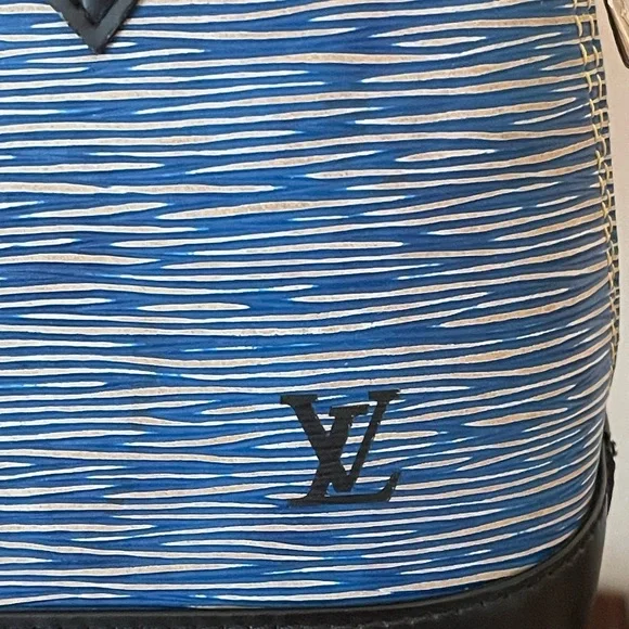 Louis Vuitton Epi Denim Alma BB Satchel - Picture 2 of 10